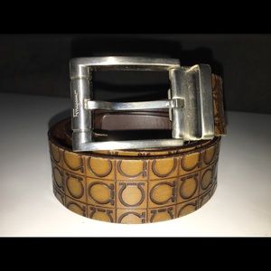 Salvatore Ferragamo brown Men’s Belt 100% original